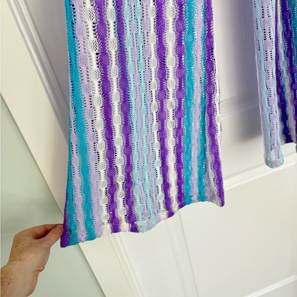 NWT Wild Fable Crocket Knit Wide Leg Pants Swim-cover Size L - Picture 5 of 7